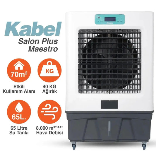 Kabel Maestro Evaporatif Soğutucu Portatif Sulu Klima Heater Shop