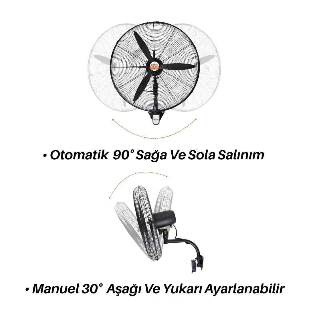 İkmak IKV-750 Sanayi Tipi Vantilatör Uzaktan Kumandalı Endüstriyel Fan 75 Cm (30 Inch) Heater Shop
