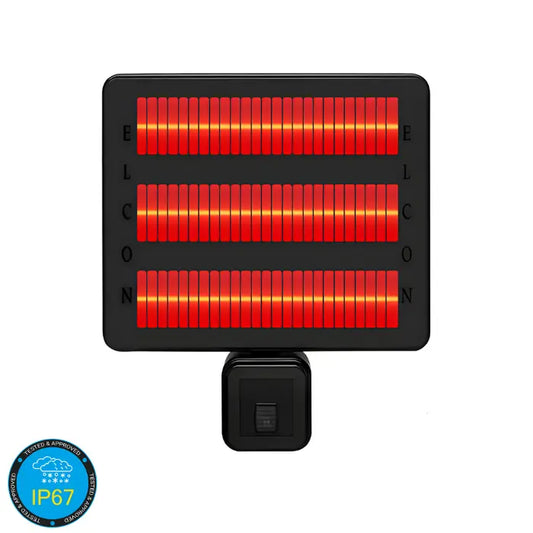 Elcon Rcth-6000 Endüstriyel Tip Elektrik İnfrared Isıtıcı 6000 Watt (6 kW) Uzaktan Kumandalı Heater Shop