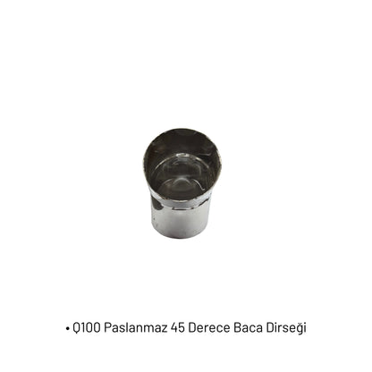 Q100 Paslanmaz 45 Derece Baca Dirseği Heater Shop