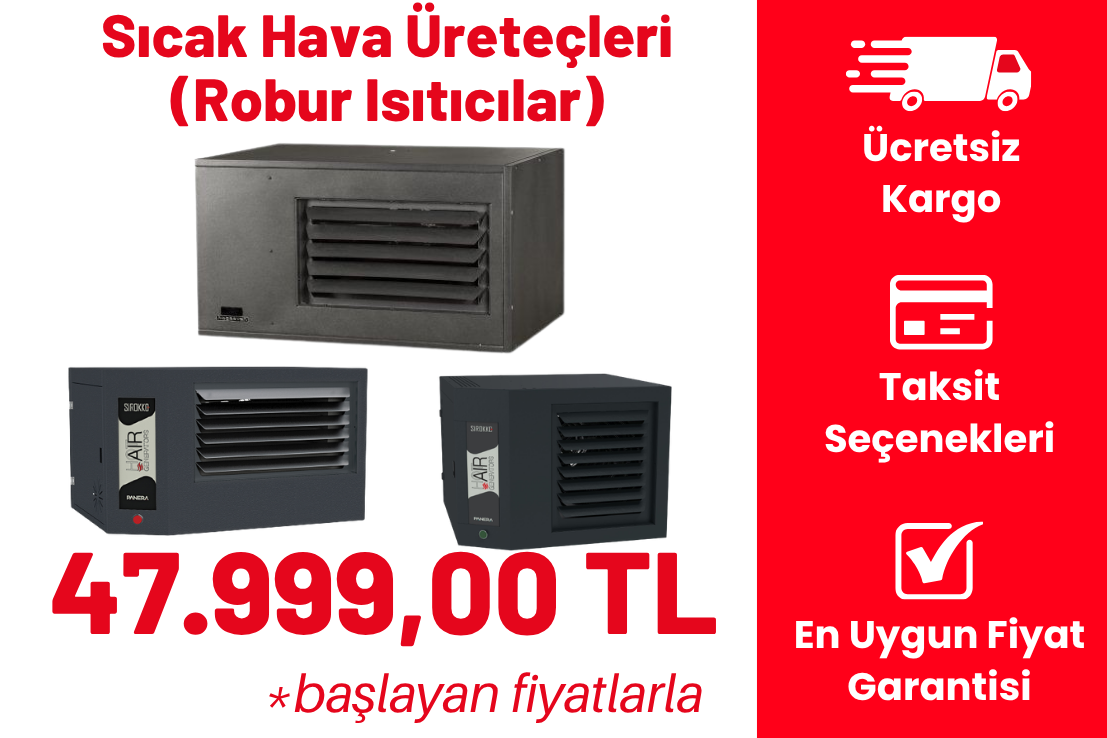 Sıcak Hava Üreteçi (Robur Isıtıcılar)
