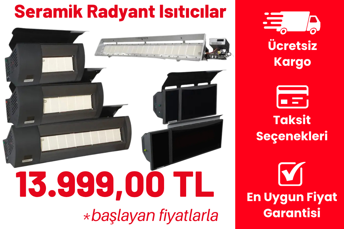 Seramik Radyant Isıtıcılar