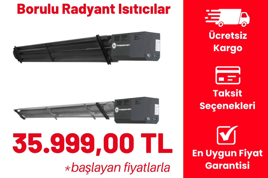 Borulu Radyant Isıtıcılar