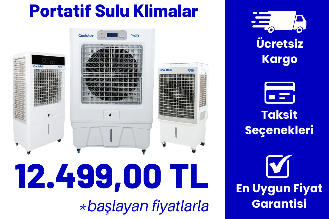 Portatif Sulu Klimalar (Evaporatif Soğutucular)