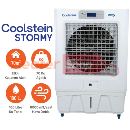 Kabel Coolstein Stormy Evaporatif Soğutucu Portatif Sulu Klima