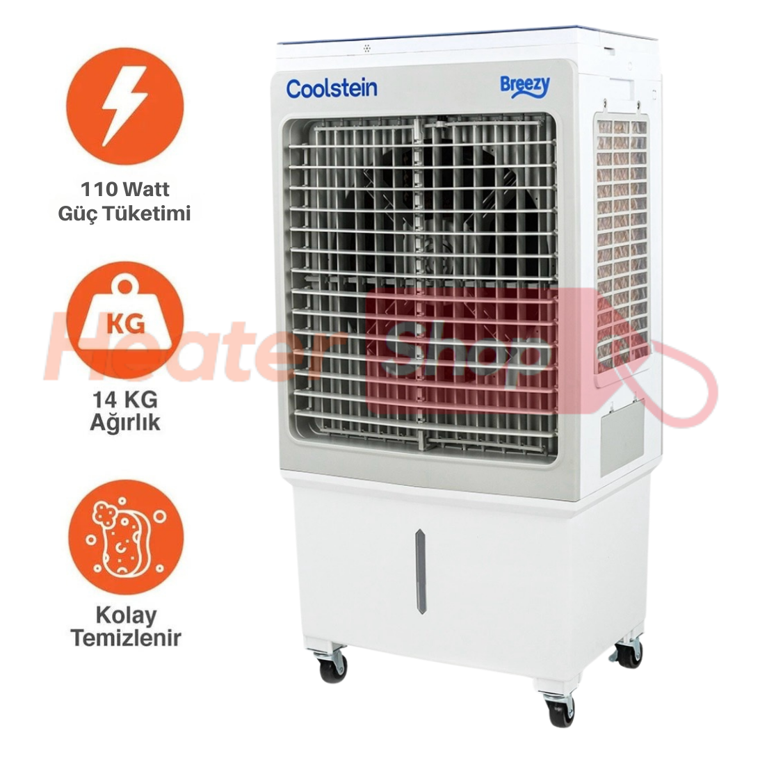 Kabel Coolstein Breezy Evaporatif Soğutucu Portatif Sulu Klima