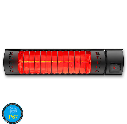 Elcon Rch-2000/4 Elektrikli İnfrared Isıtıcı Uzaktan Kumandalı