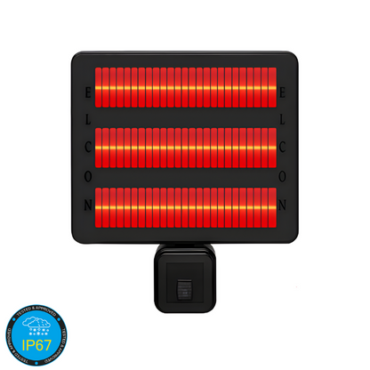 Elcon Rcth-6000 Endüstriyel Tip Elektrik İnfrared Isıtıcı 6000 Watt (6 kW) Uzaktan Kumandalı