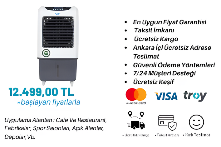 Portatif Sulu Klimalar (Evaporatif Soğutucular)