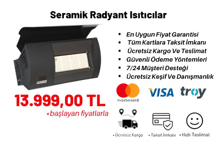 Seramik Radyant Isıtıcılar