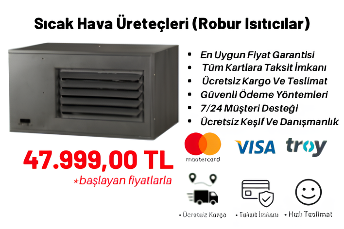 Sıcak Hava Üreteçi (Robur Isıtıcılar)