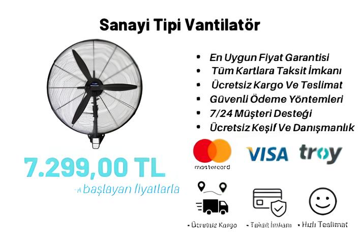 Sanayi Tipi Vantilatörler